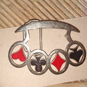 Poker Belt Buckle Brand New .